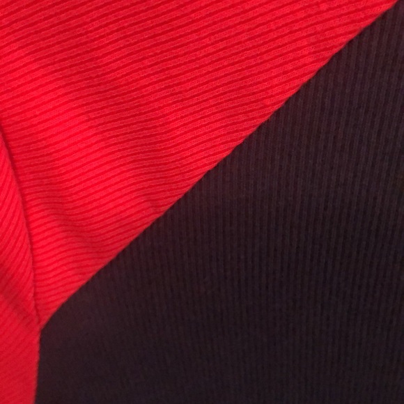 Navy and Red crop top - Picture 3 of 3